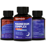 Agumoon Magnesium Supplement 1800mg with natural background