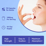 Agumoon NAD+ Resveratrol Capsules 1000mg bottle opened
