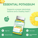 Agumoon Potassium Citrate Gummies on a wooden table