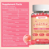 Agumoon Vitamin D3 K2 Gummies packaging side view