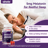 Ahete Melatonin Sleep Gummies close-up of gummy