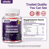 Ahete Melatonin Sleep Gummies nutritional information