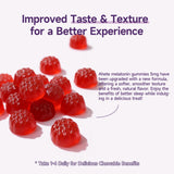 Ahete Melatonin Sleep Gummies with a glass of water