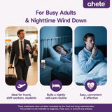 Ahete Sleep Gummies showing the vegan-friendly label