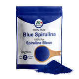 Aimgrow Blue Spirulina Powder 50g front view