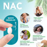 AIQIUSHA NAC Softgels 600mg with coconut oil