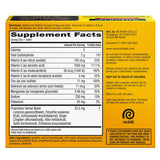 Airborne 1000mg Vitamin C + Zinc effervescent tablets in glass of water