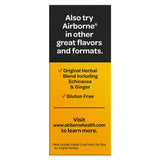 Airborne 1000mg Vitamin C + Zinc effervescent tablets zesty orange flavour