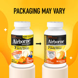 Airborne Chewable Tablets Citrus Flavor side view