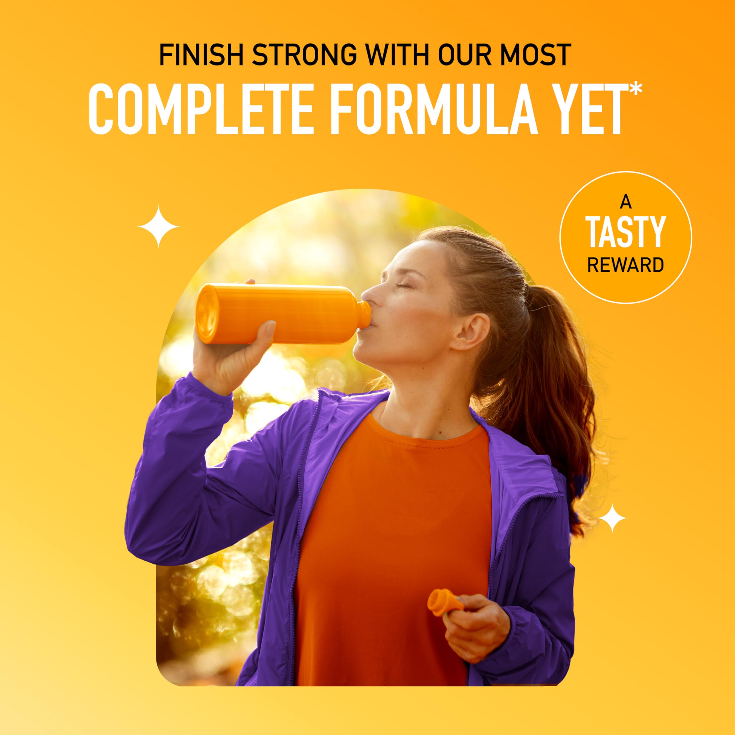 Airborne daily wellness Support Effervescent Tablets lifestyle scene with glass of water