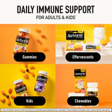 Airborne daily wellness Support Effervescent Tablets showing dosage instructions