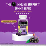 Airborne Elderberry Gummies packaging side view