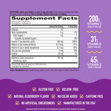 Airborne Elderberry Gummies with ingredients list