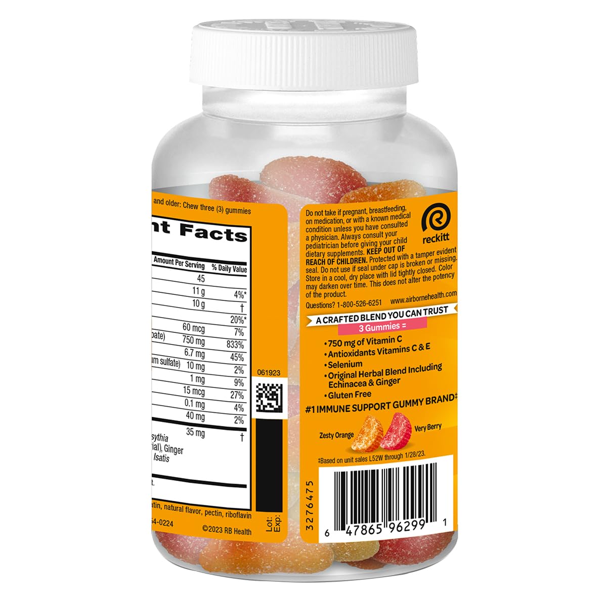 Airborne Gummies with Vitamin C and antioxidants