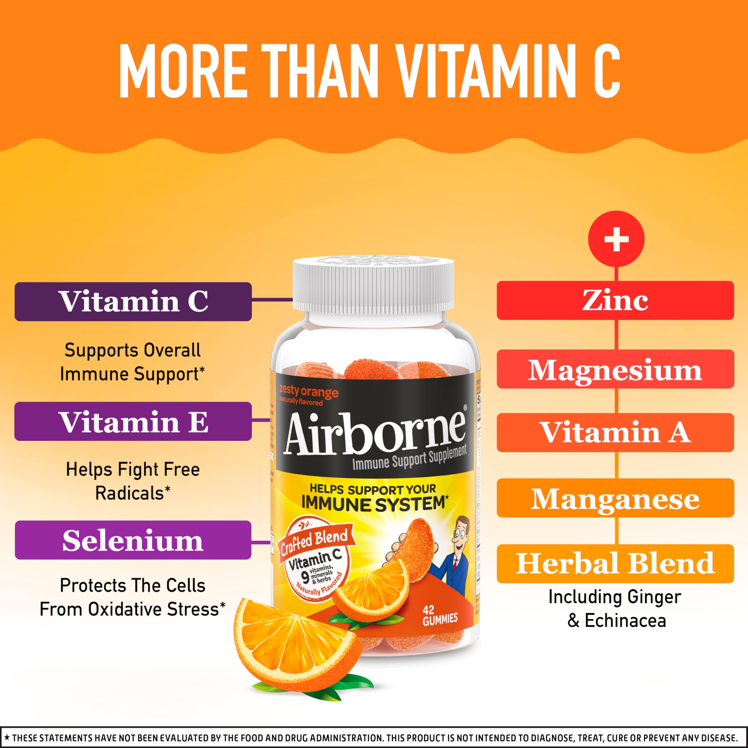Airborne Original Gummies in a lifestyle setting