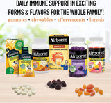 Airborne Vitamin C chewable tablets in a daily supplement organiser