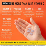 Airborne Vitamin C chewable tablets showing Very Berry flavour