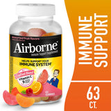Airborne Vitamin C Gummies assorted fruit flavour packaging