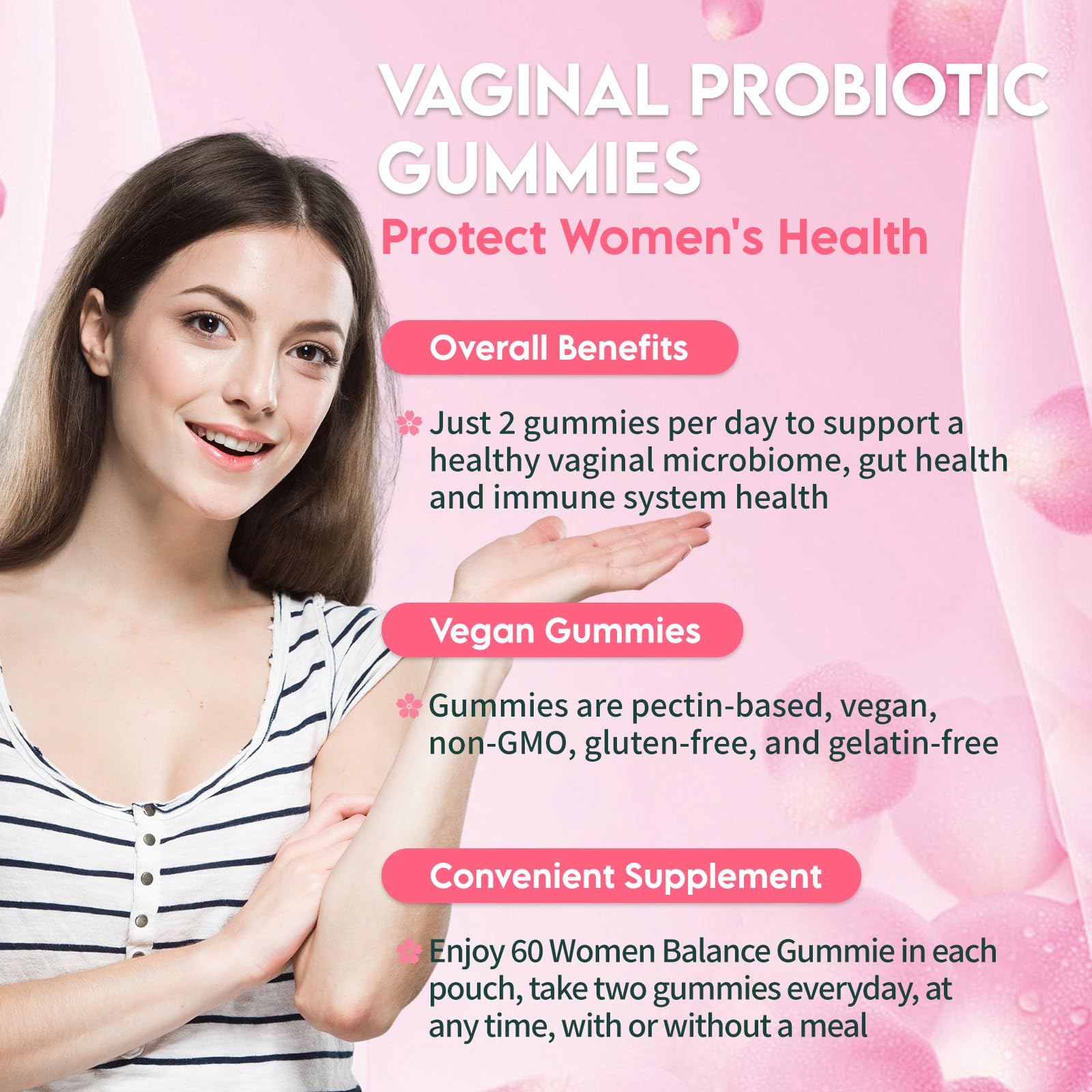 Airboy Women's Probiotic Gummies in a lifestyle setting