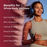 AiVital Astaxanthin Complex lifestyle scene with healthy foods