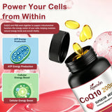 Aiwevon CoQ10 200mg softgels bottle with label