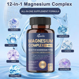 Aiwevon Magnesium Complex Capsules back view