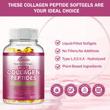 Aiwevon Multi Collagen Peptides Capsules 9500mg bottle with label