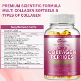 Aiwevon Multi Collagen Peptides Capsules 9500mg close-up of capsules