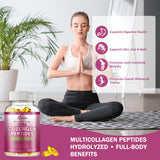 Aiwevon Multi Collagen Peptides Capsules 9500mg ingredients list