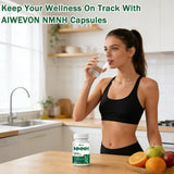 Aiwevon NMNH NAD+ Support Supplement bottle back view