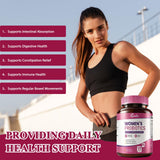Aiwevon Women’s Probiotic Capsules bottle opened with capsules inside