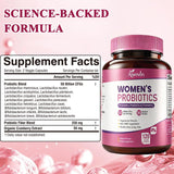 Aiwevon Women’s Probiotic Capsules displayed with a glass of water