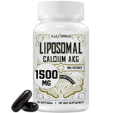 AJAXERRUE Calcium AKG Liposomal Capsules 1500mg front view