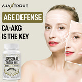 AJAXERRUE Calcium AKG Liposomal Capsules 1500mg with other supplements