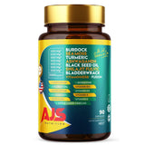 AJS Nutrition Sea Moss Capsules front view with label