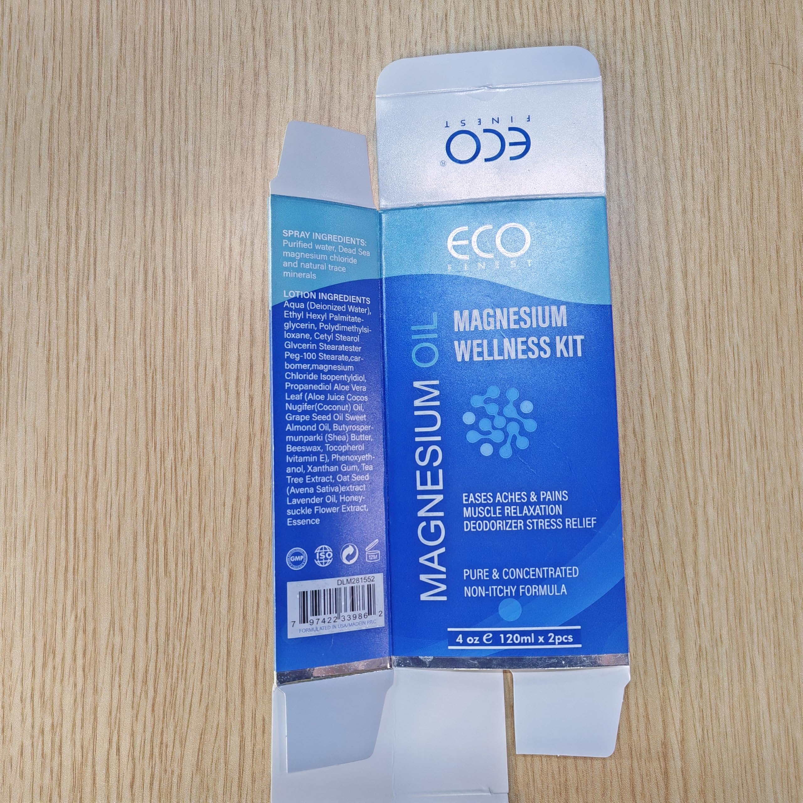AKBAN Magnesium Oil Spray and Lotion duo with measuring tools