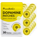 Akeeronn Mood Support Patches box front view with 30 patches