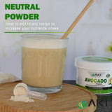 AKI ORGANIC Avocado Powder with fresh avocados