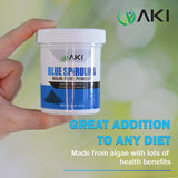 AKI ORGANIC Blue Spirulina Powder in smoothie