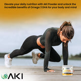 AKI ORGANIC Omega-3 DHA Microalgae Powder nutritional information
