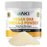 AKI ORGANIC Omega-3 DHA Microalgae Powder packaging front view