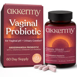 Akkermy Gentle Shield Probiotics for Women 60 Capsules front view