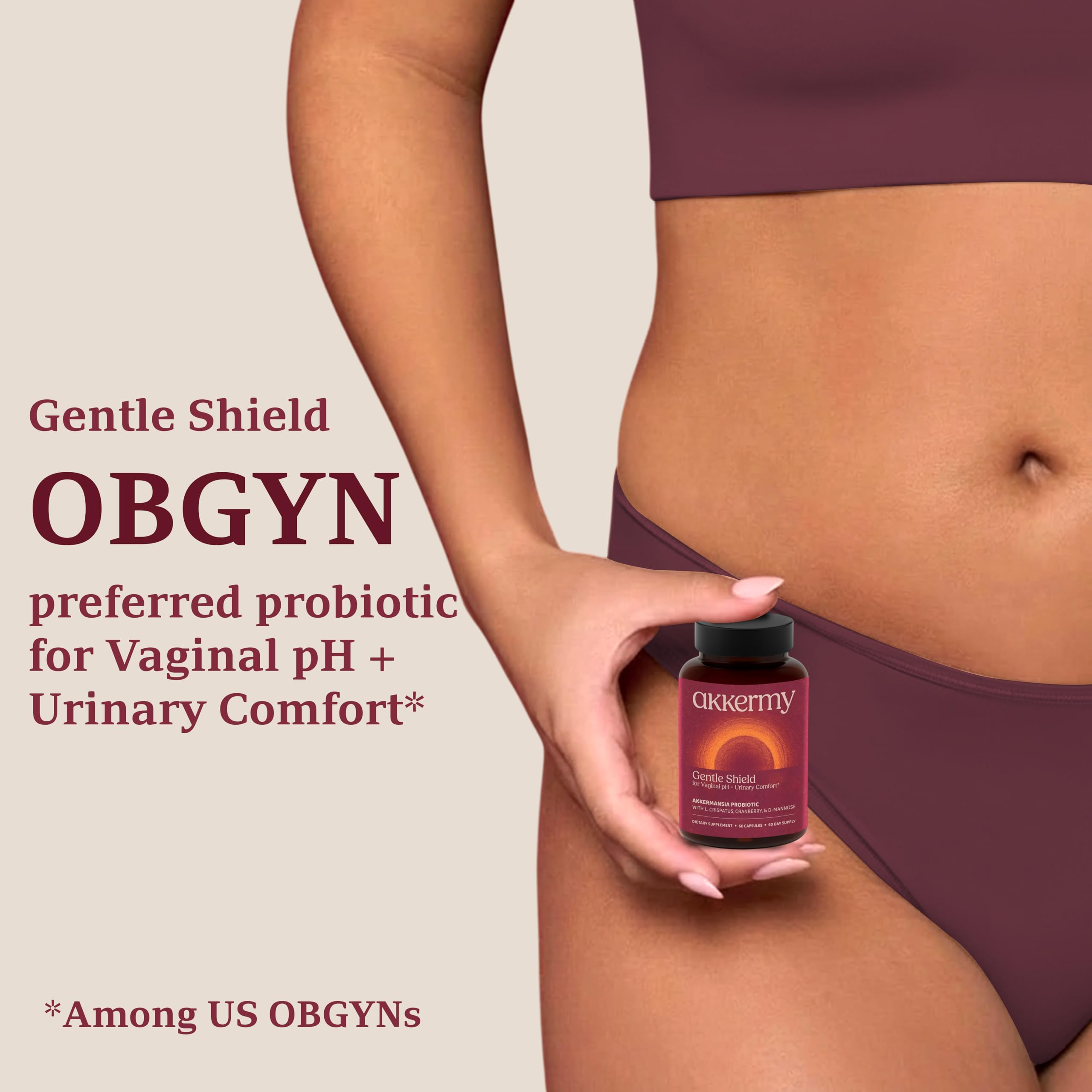Akkermy Gentle Shield Probiotics for Women packaging