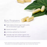 AKSHAR Gluco-Aid Herbal Supplement ingredients list on packaging