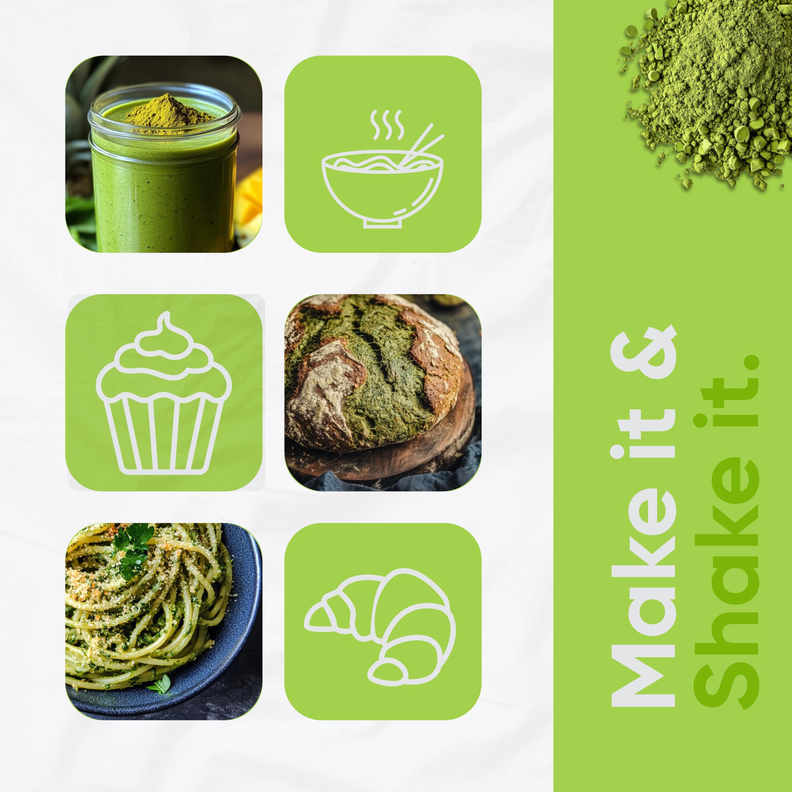 ALADA ORGANIC Moringa Powder with fresh moringa leaves