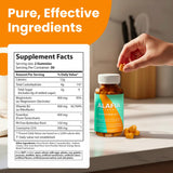 Alafia Naturals Miggummies ingredients list on packaging