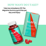 Alafia Naturals Migraine Gummy packaging with nutritional information