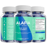 Alafia Naturals NAC Gummies showing MCT oil coating