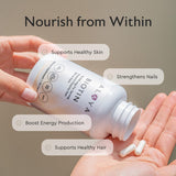 Alaya Naturals Biotin B7 Supplement bottle side view
