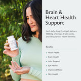 Alaya Naturals Fish Oil Softgels with natural vitamin E ingredients